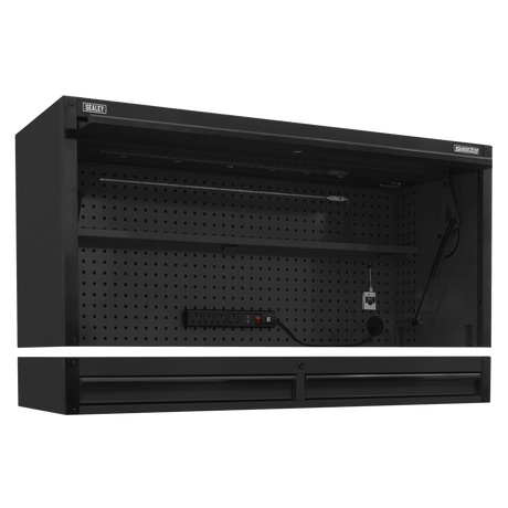 Sealey AP6203BE Superline PRO® Black Edition Top Hutch & 2 Drawer Riser 1549mm - AP6203BE - Sealey Tools UK - Trade Counter Direct