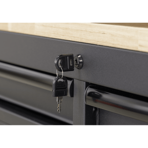 Sealey AP6203BE Superline PRO® Black Edition Top Hutch & 2 Drawer Riser 1549mm - AP6203BE - Sealey Tools UK - Trade Counter Direct
