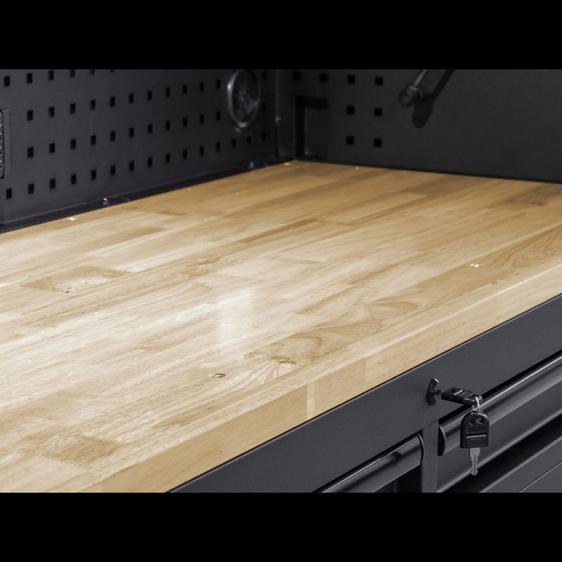 Sealey AP6215BE Modular Storage Trolley - Mobile Workshop Storage with Soft Close Drawers & Wooden Worktop - AP6215BE - Sealey Tools UK - Trade Counter Direct