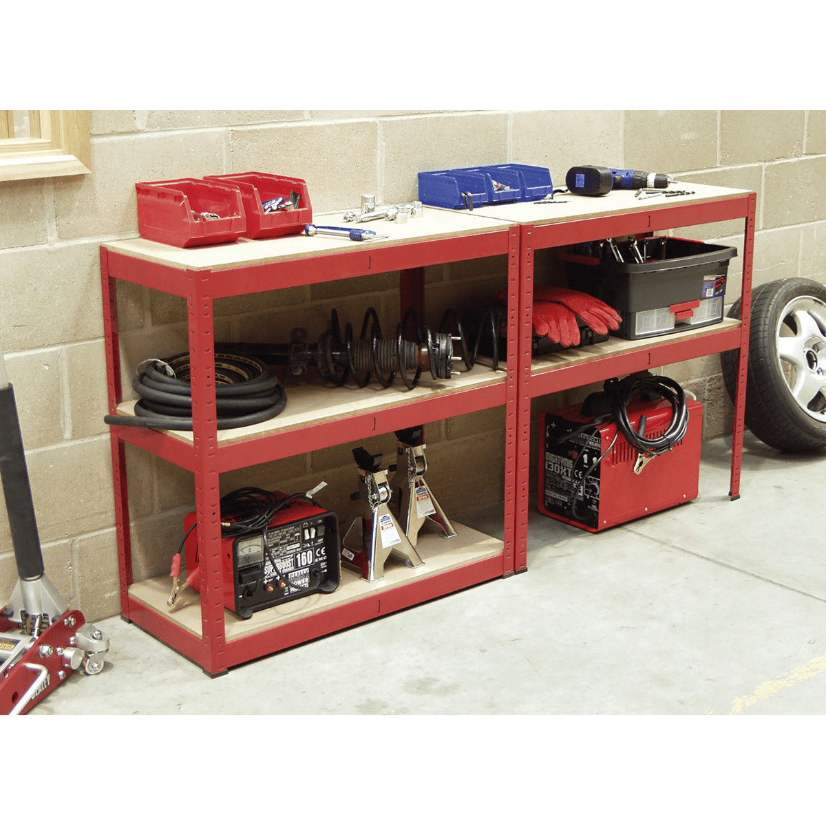 Sealey AP6350 Racking Unit with 5 Shelves 350kg Capacity Per Level - AP6350 - Sealey Tools UK - Trade Counter Direct