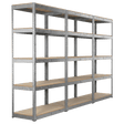 Sealey AP6350GSCOMBO1 Racking Unit with 5 Shelves 350kg Capacity Per Level - Set of 3 - AP6350GSCOMBO1 - Sealey Tools UK - Trade Counter Direct