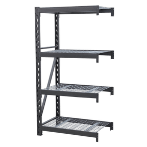 Sealey AP6372E Heavy - Duty Racking Extension Pack with 4 Mesh Shelves 640kg Capacity Per Level - AP6372E - Sealey Tools UK - Trade Counter Direct