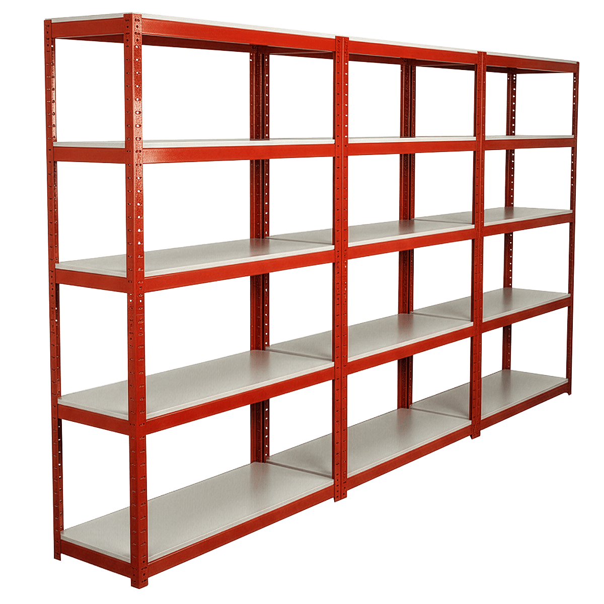 Sealey AP6500COMBO1 Racking Unit with 5 Shelves 500kg Capacity Per Level - Set of 3 - AP6500COMBO1 - Sealey Tools UK - Trade Counter Direct