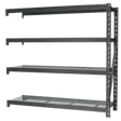 Sealey AP6572E Heavy-Duty Racking Extension Pack with 4 Mesh Shelves 640kg Capacity Per Level - AP6572E - Sealey Tools UK - Trade Counter Direct