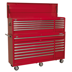 Sealey AP6612 Superline PRO® Rollcab 12 Drawer - Red - AP6612 - Sealey Tools UK - Trade Counter Direct