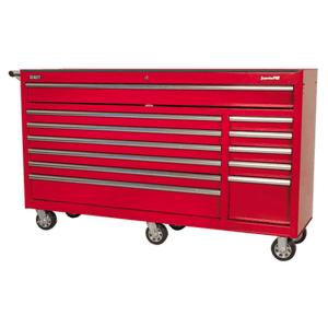 Sealey AP6612 Superline PRO® Rollcab 12 Drawer - Red - AP6612 - Sealey Tools UK - Trade Counter Direct