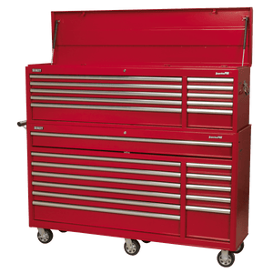 Sealey AP6612 Superline PRO® Rollcab 12 Drawer - Red - AP6612 - Sealey Tools UK - Trade Counter Direct
