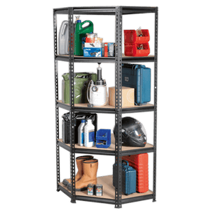 Sealey AP7150C 5-Level Corner Racking Unit 150kg Capacity Per Level - AP7150C - Sealey Tools UK - Trade Counter Direct
