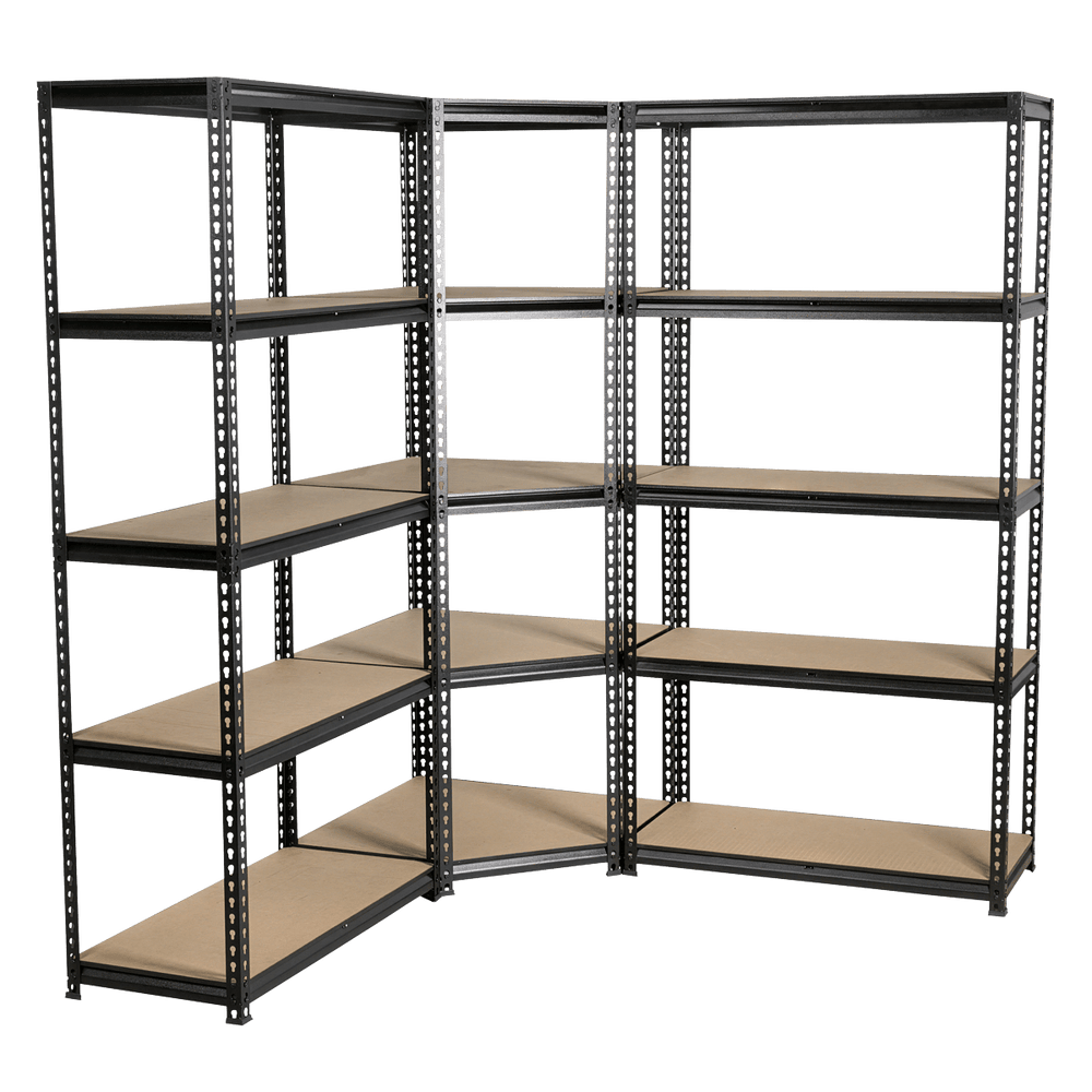 Sealey AP7150COMBO1 Corner Racking Unit with 5 Shelves - AP7150COMBO1 - Sealey Tools UK - Trade Counter Direct