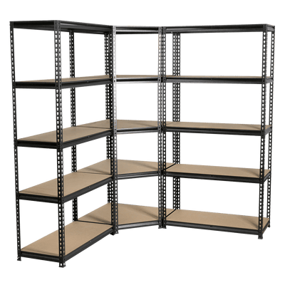 Sealey AP7150COMBO1 Corner Racking Unit with 5 Shelves - AP7150COMBO1 - Sealey Tools UK - Trade Counter Direct