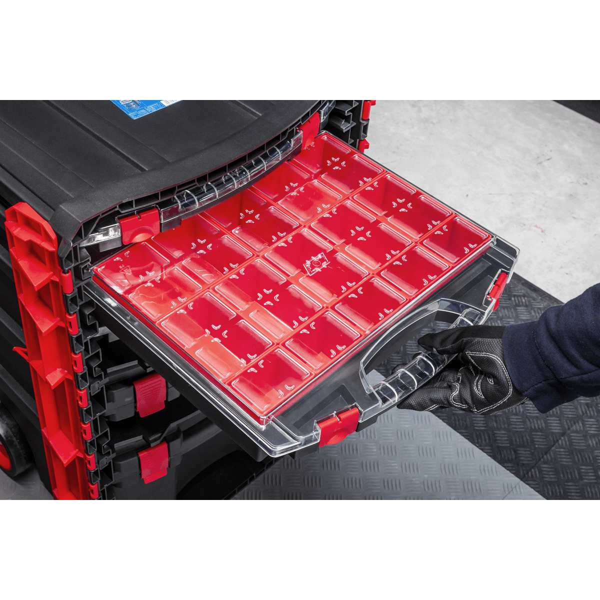 Sealey AP860 Professional Mobile Toolbox with 5 Removable Storage Cases - AP860 - Sealey Tools UK - Trade Counter Direct