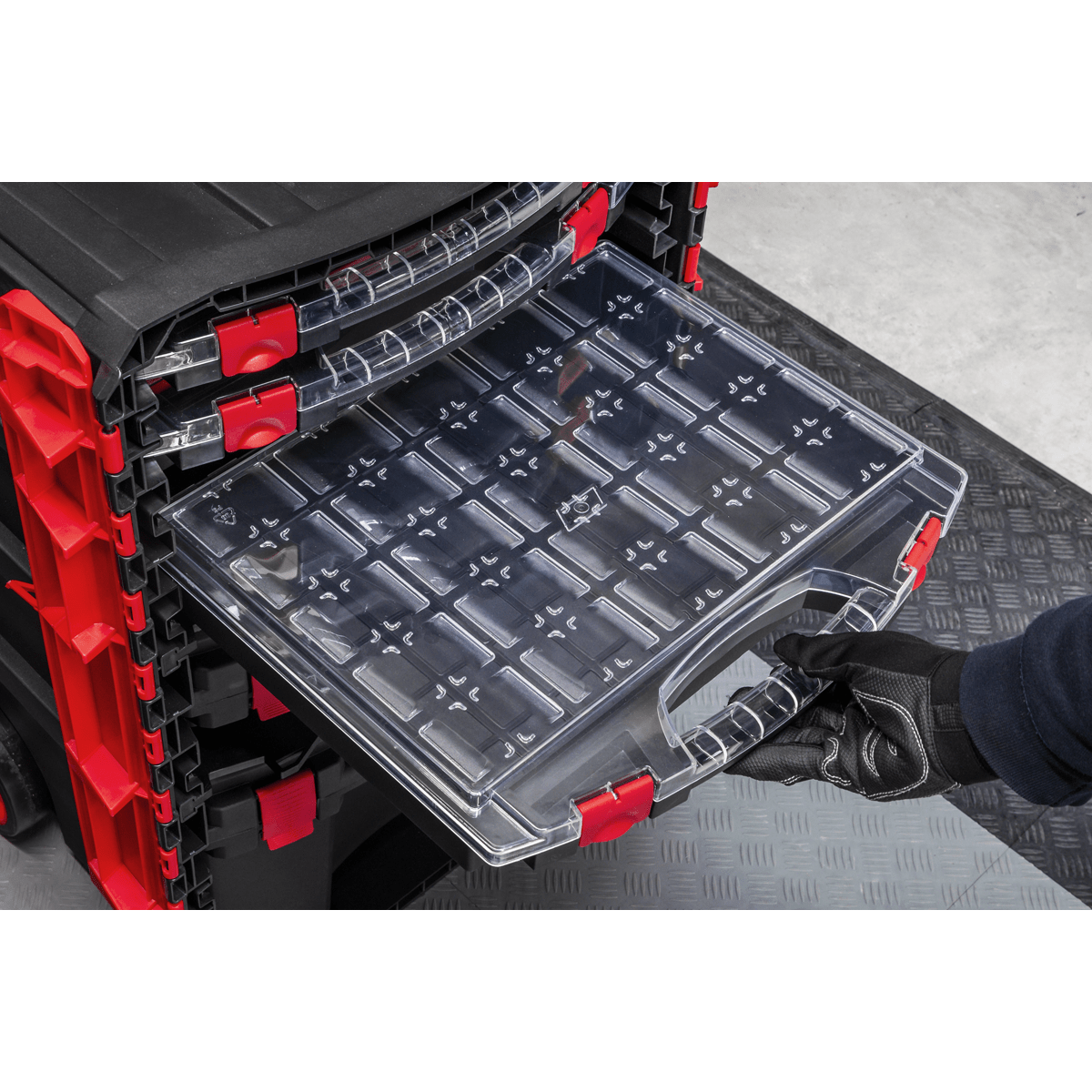 Sealey AP860 Professional Mobile Toolbox with 5 Removable Storage Cases - AP860 - Sealey Tools UK - Trade Counter Direct