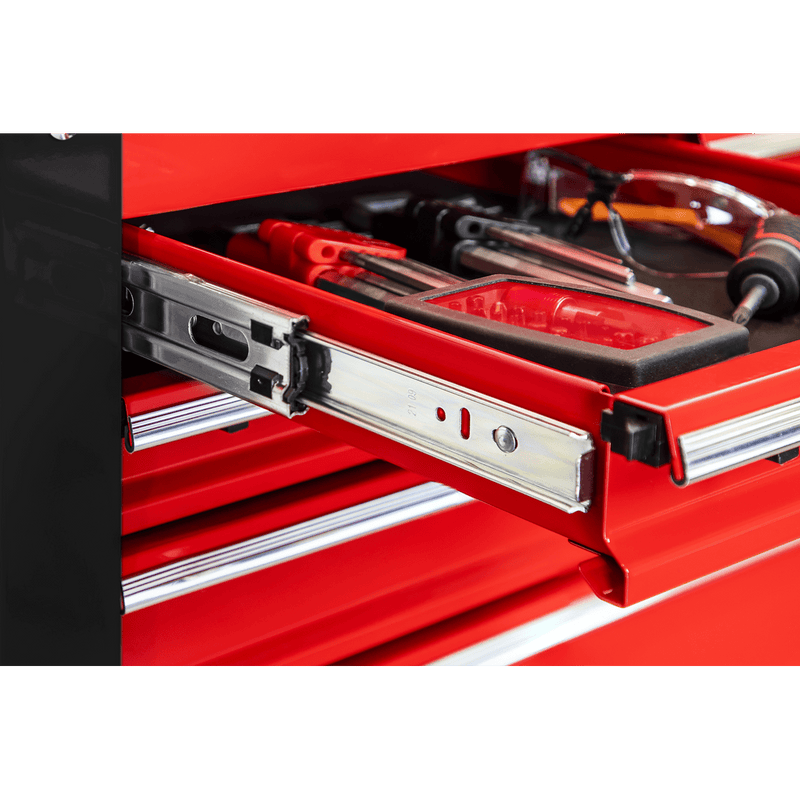 Sealey AP890M Heavy - Duty Mobile Tool & Parts Trolley with 5 Drawers & Lockable Top - AP890M - Sealey Tools UK - Trade Counter Direct