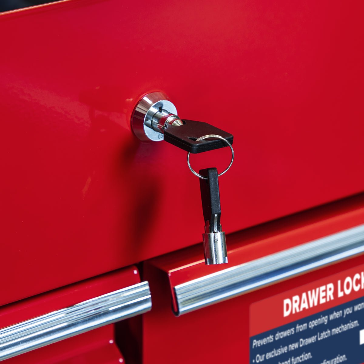 Sealey AP890M Heavy - Duty Mobile Tool & Parts Trolley with 5 Drawers & Lockable Top - AP890M - Sealey Tools UK - Trade Counter Direct