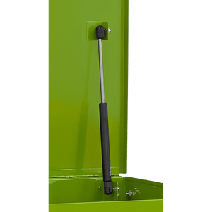 Sealey AP890MHV Superline PRO® Heavy-Duty Mobile Tool & Parts Trolley with 5 Drawers and Lockable Top - Hi-Vis Green - AP890MHV - Sealey Tools UK - Trade Counter Direct