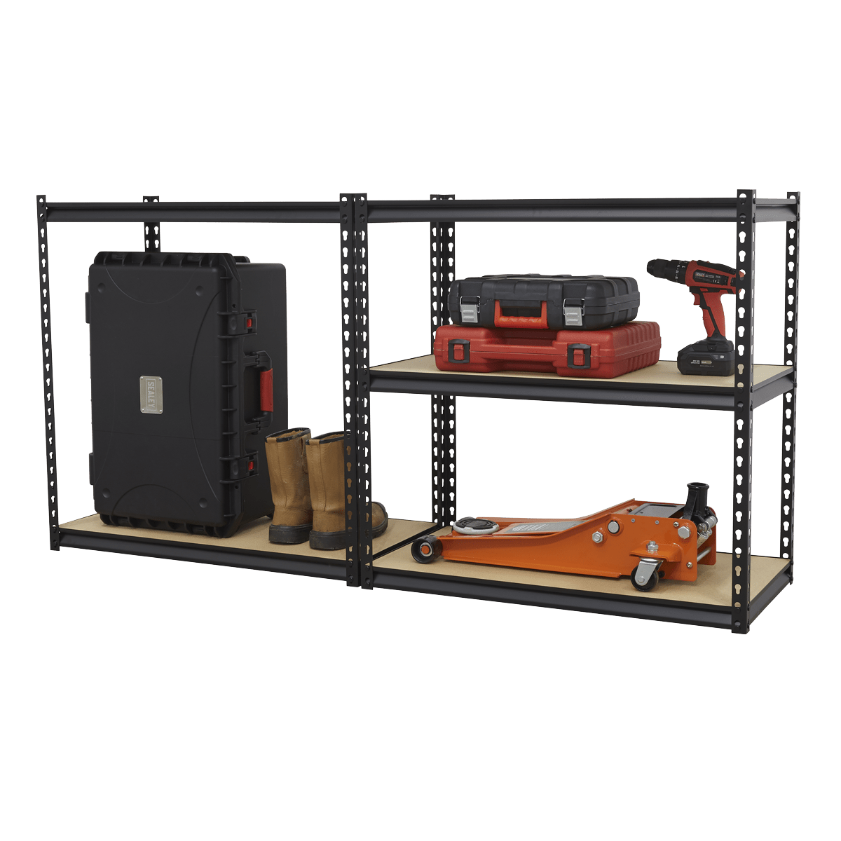 Sealey AP900R Racking Unit with 5 Shelves 340kg Capacity Per Level - AP900R - Sealey Tools UK - Trade Counter Direct