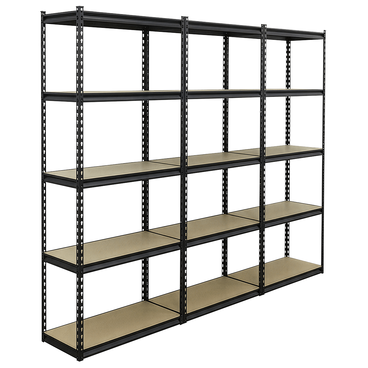 Sealey AP900RCOMBO1 Racking Unit with 5 Shelves 340kg Capacity Per Level - Set of 3 - AP900RCOMBO1 - Sealey Tools UK - Trade Counter Direct