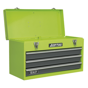 Sealey AP9243BBHVCOM American PRO® Tool Chest 3 Drawer with 93pc Tool Kit - AP9243BBHVCOM - Sealey Tools UK - Trade Counter Direct
