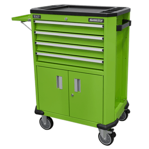 Sealey AP980MTHV Superline PRO® Tool Trolley with 4 Drawers & 2 Door Cupboard - AP980MTHV - Sealey Tools UK - Trade Counter Direct