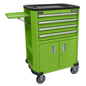 Sealey AP980MTHV Superline PRO® Tool Trolley with 4 Drawers & 2 Door Cupboard - AP980MTHV - Sealey Tools UK - Trade Counter Direct
