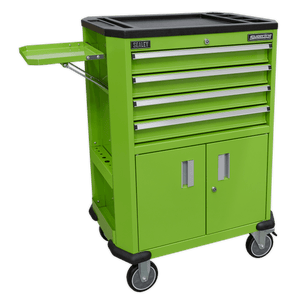 Sealey AP980MTHV Superline PRO® Tool Trolley with 4 Drawers & 2 Door Cupboard - AP980MTHV - Sealey Tools UK - Trade Counter Direct