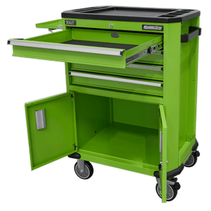 Sealey AP980MTHV Superline PRO® Tool Trolley with 4 Drawers & 2 Door Cupboard - AP980MTHV - Sealey Tools UK - Trade Counter Direct