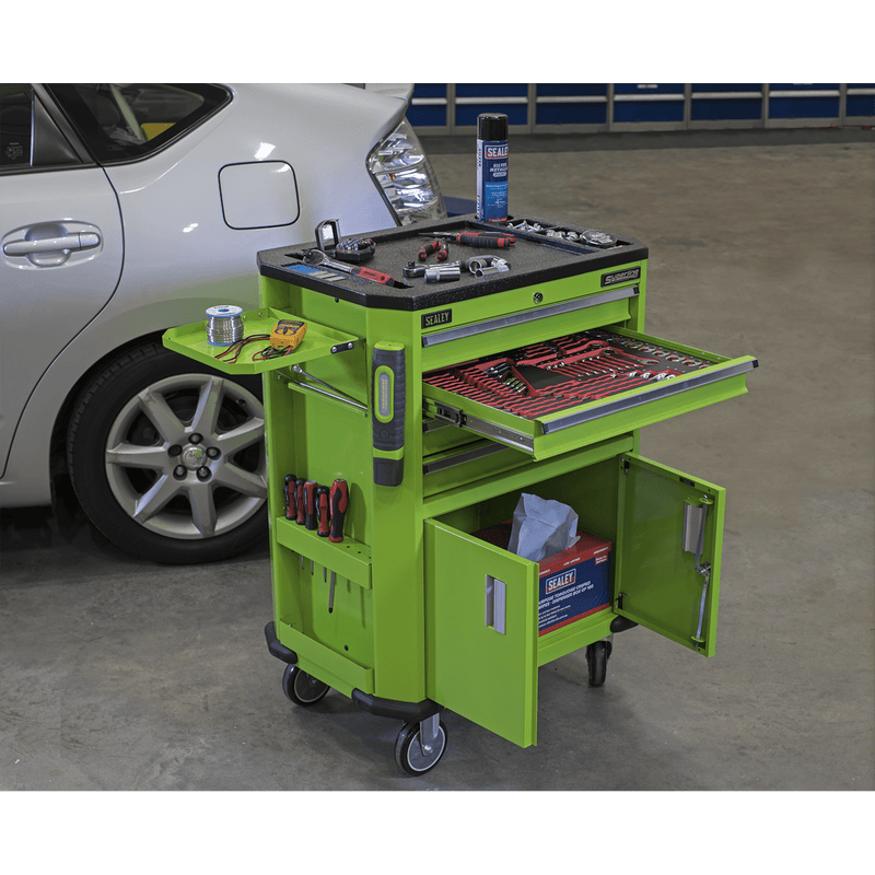 Sealey AP980MTHV Superline PRO® Tool Trolley with 4 Drawers & 2 Door Cupboard - AP980MTHV - Sealey Tools UK - Trade Counter Direct