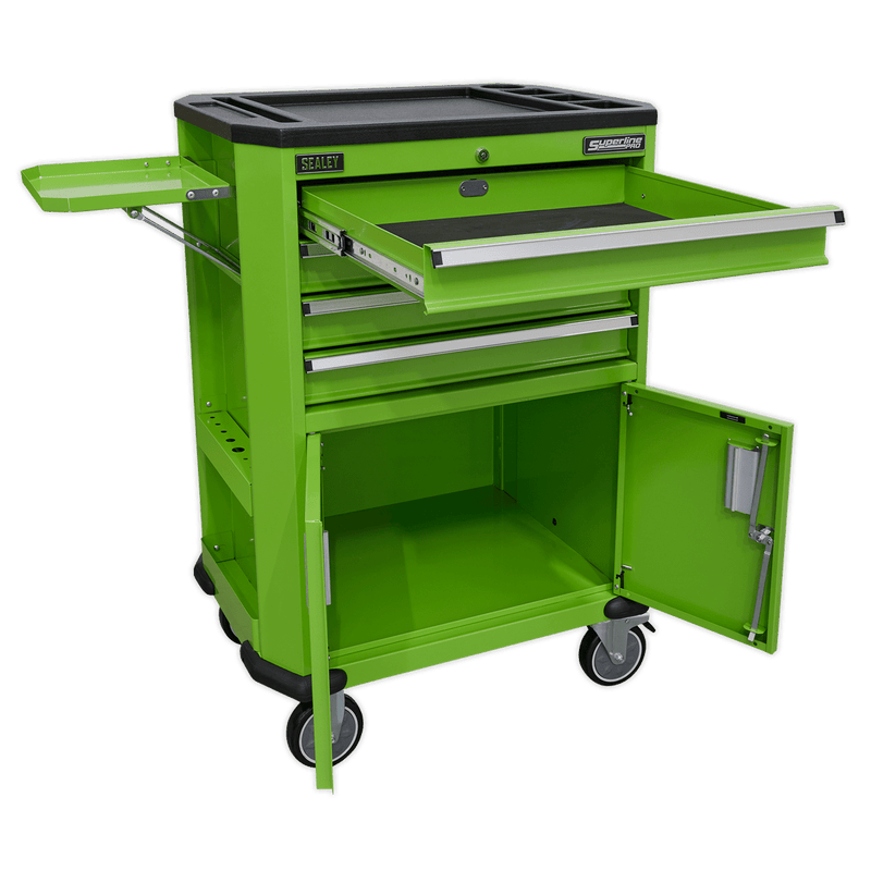 Sealey AP980MTHV Superline PRO® Tool Trolley with 4 Drawers & 2 Door Cupboard - AP980MTHV - Sealey Tools UK - Trade Counter Direct