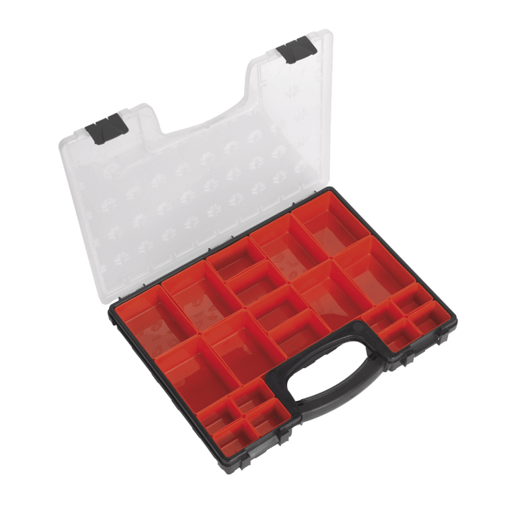 Sealey APAS2R Parts Storage Case with 20 Removable Compartments - APAS2R - Sealey Tools UK - Trade Counter Direct