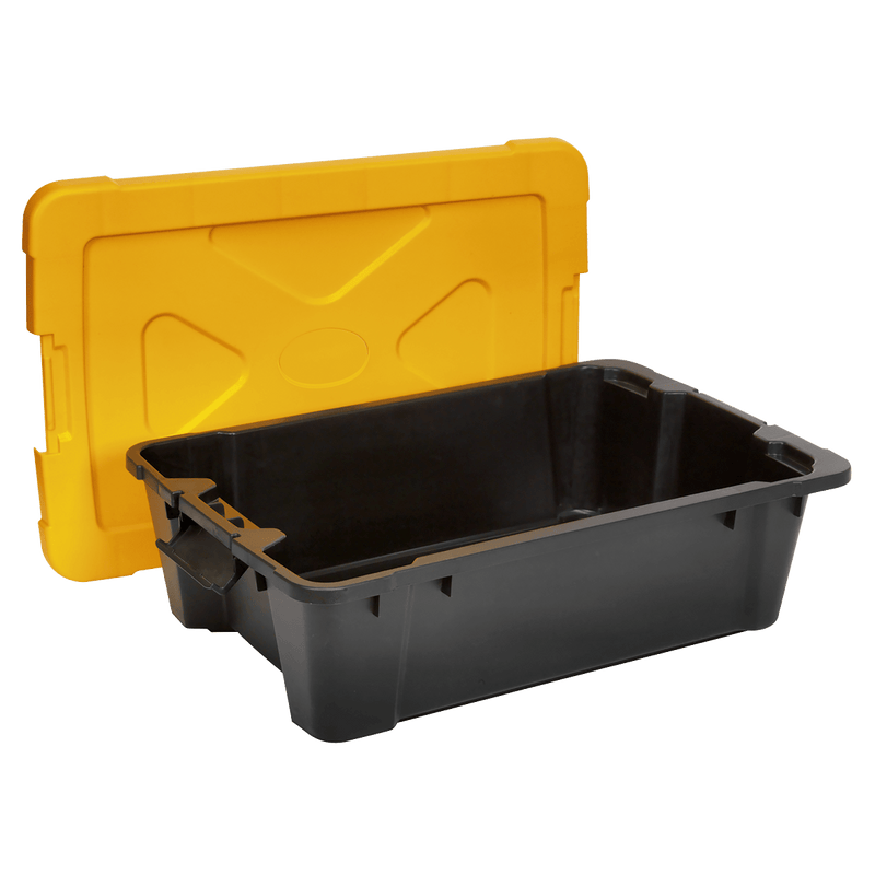 Sealey APB27 Composite Stackable Storage Box with Lid 27L - APB27 - Sealey Tools UK - Trade Counter Direct