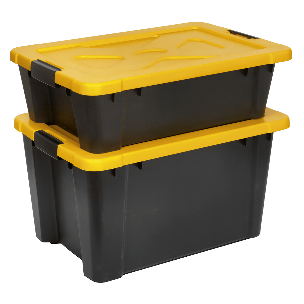 Sealey APB54 Composite Stackable Storage Box with Lid 54L - APB54 - Sealey Tools UK - Trade Counter Direct