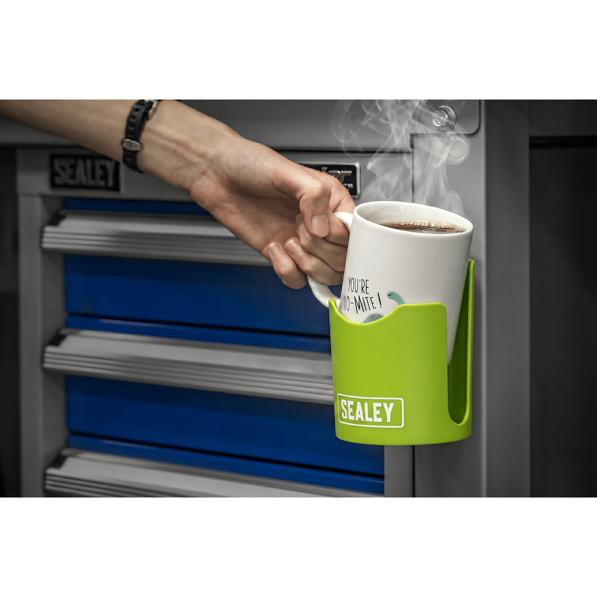 Sealey APCHHV Magnetic Cup/Can Holder - Green - APCHHV - Sealey Tools UK - Trade Counter Direct