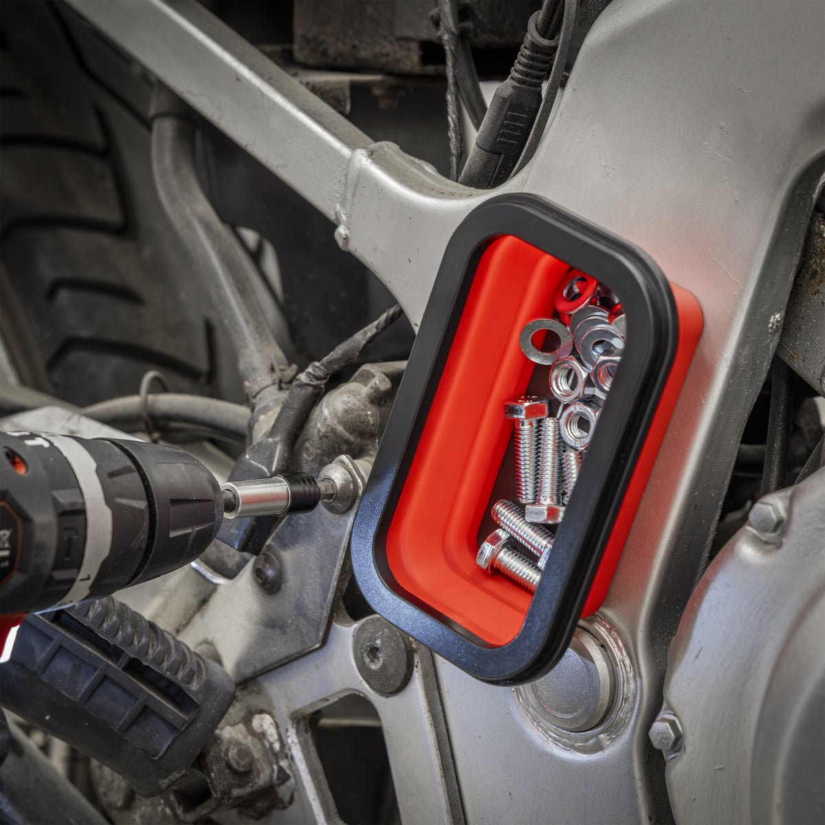 Sealey APCMTS Parts Tray Collapsible Magnetic - Set of 3 - APCMTS - Sealey Tools UK - Trade Counter Direct