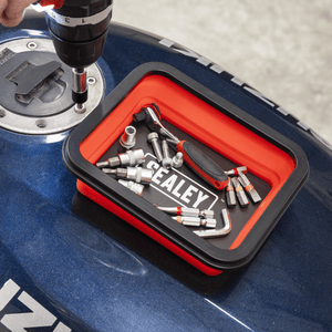 Sealey APCMTS Parts Tray Collapsible Magnetic - Set of 3 - APCMTS - Sealey Tools UK - Trade Counter Direct