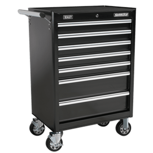 Sealey APCOMBOBBTK58 Superline PRO® Topchest & Rollcab Combination 15 Drawer with 148pc Tool Kit - Black - APCOMBOBBTK58 - Sealey Tools UK - Trade Counter Direct