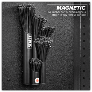 Sealey APCTHBXL Large Magnetic Cable Tie Holder - Black - APCTHBXL - Sealey Tools UK - Trade Counter Direct