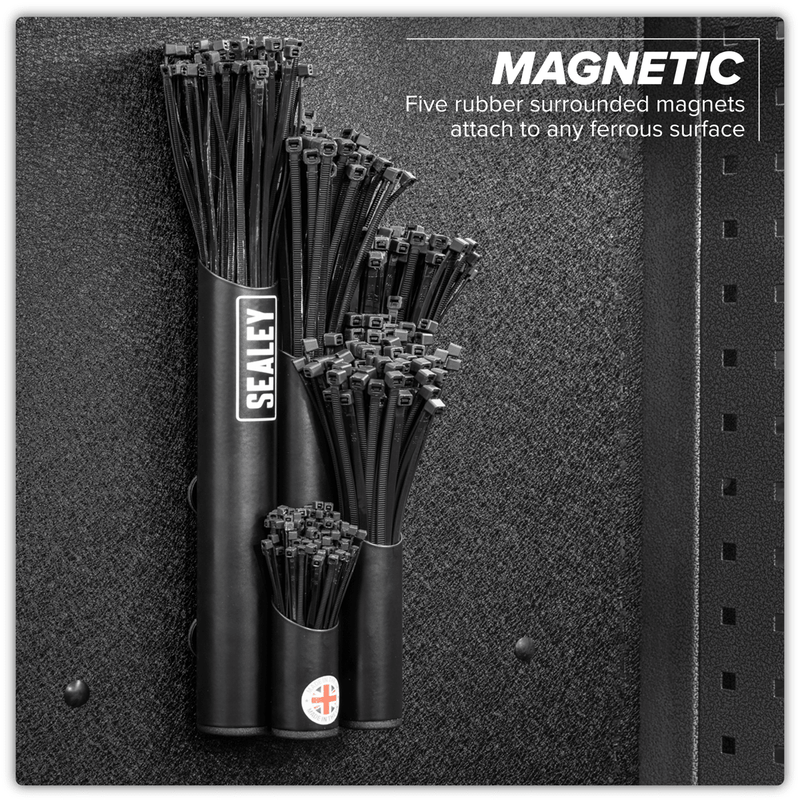 Sealey APCTHBXL Large Magnetic Cable Tie Holder - Black - APCTHBXL - Sealey Tools UK - Trade Counter Direct