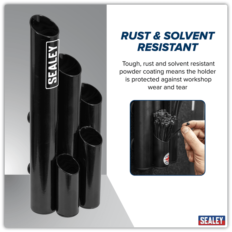 Sealey APCTHBXL Large Magnetic Cable Tie Holder - Black - APCTHBXL - Sealey Tools UK - Trade Counter Direct