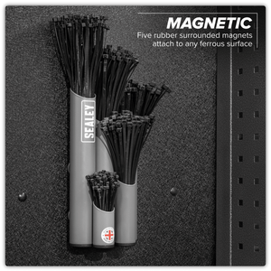 Sealey APCTHGXL Large Magnetic Cable Tie Holder - Grey - APCTHGXL - Sealey Tools UK - Trade Counter Direct