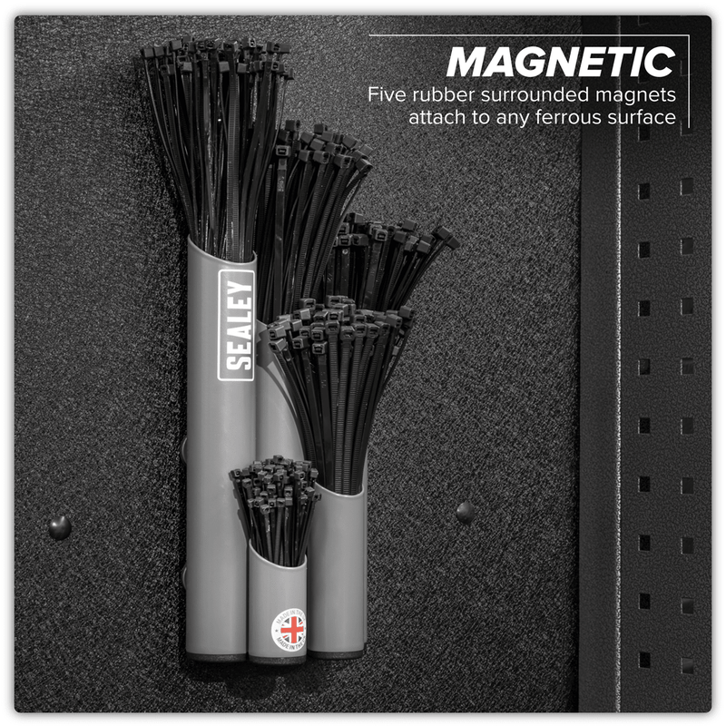 Sealey APCTHGXL Large Magnetic Cable Tie Holder - Grey - APCTHGXL - Sealey Tools UK - Trade Counter Direct