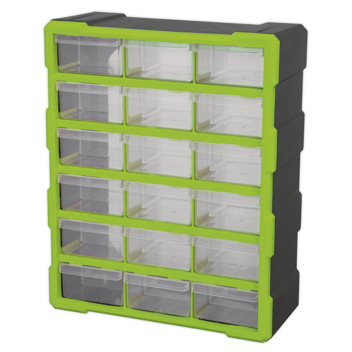 Sealey APDC18HV Cabinet Box 18 Drawer - Green/Black - APDC18HV - Sealey Tools UK - Trade Counter Direct