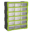 Sealey APDC18HV Cabinet Box 18 Drawer - Green/Black - APDC18HV - Sealey Tools UK - Trade Counter Direct
