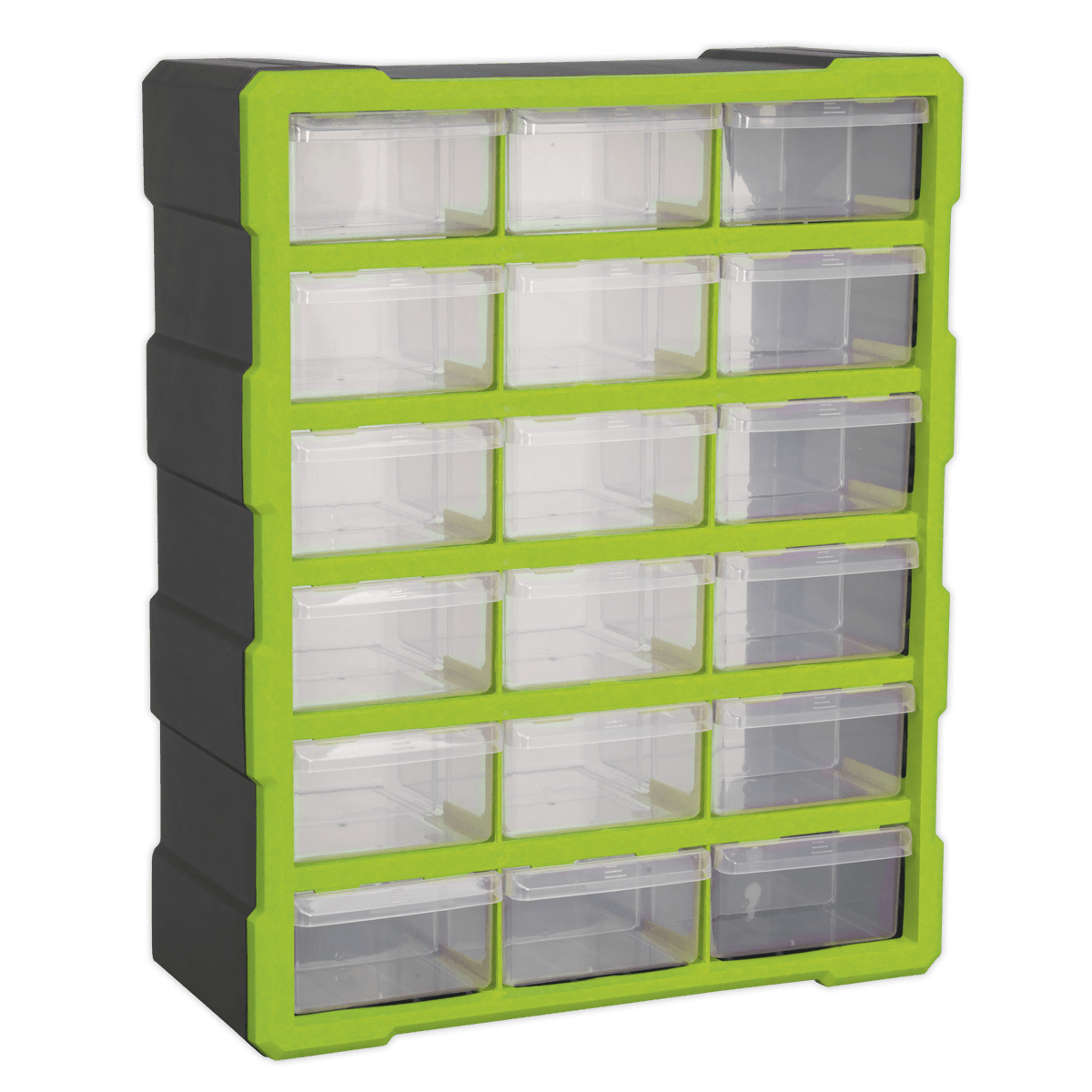 Sealey APDC18HV Cabinet Box 18 Drawer - Green/Black - APDC18HV - Sealey Tools UK - Trade Counter Direct