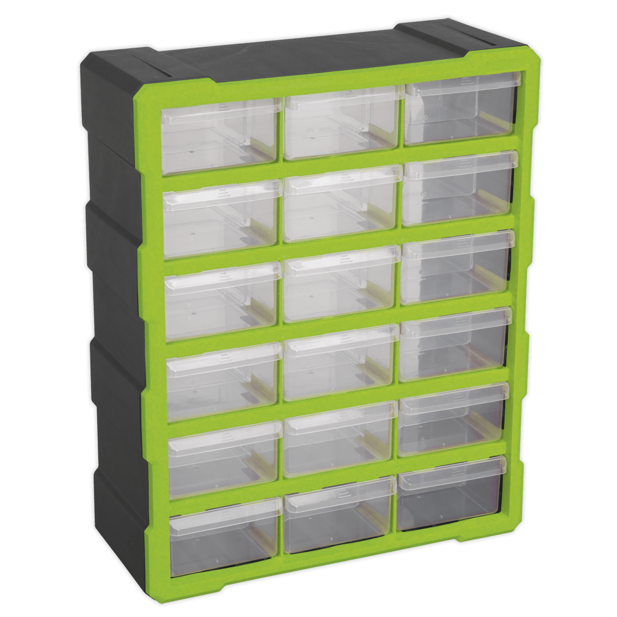 Sealey APDC18HV Cabinet Box 18 Drawer - Green/Black - APDC18HV - Sealey Tools UK - Trade Counter Direct