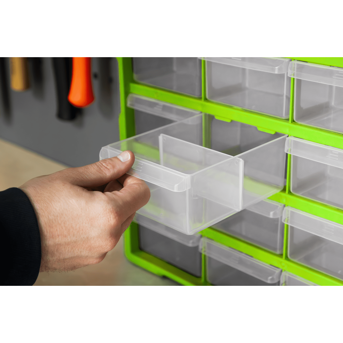 Sealey APDC18HV Cabinet Box 18 Drawer - Green/Black - APDC18HV - Sealey Tools UK - Trade Counter Direct