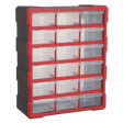 Sealey APDC18R Cabinet Box 18 Drawer - Red/Black - APDC18R - Sealey Tools UK - Trade Counter Direct