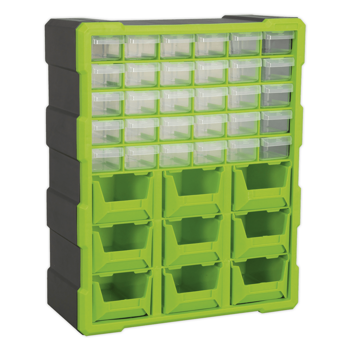 Sealey APDC39HV Cabinet Box 39 Drawer - Green/Black - APDC39HV - Sealey Tools UK - Trade Counter Direct