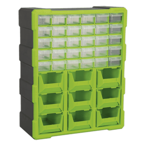 Sealey APDC39HV Cabinet Box 39 Drawer - Green/Black - APDC39HV - Sealey Tools UK - Trade Counter Direct