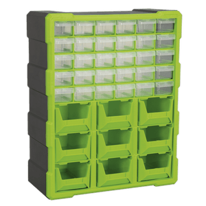 Sealey APDC39HV Cabinet Box 39 Drawer - Green/Black - APDC39HV - Sealey Tools UK - Trade Counter Direct