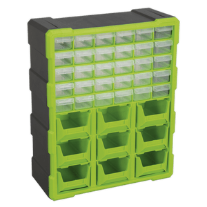 Sealey APDC39HV Cabinet Box 39 Drawer - Green/Black - APDC39HV - Sealey Tools UK - Trade Counter Direct
